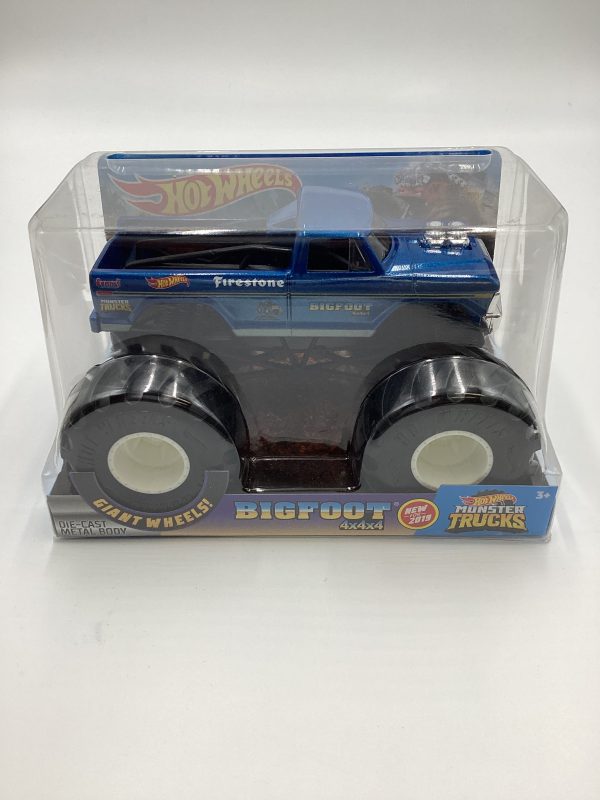 2019 Hot Wheels Monster Trucks Giant Wheels Bigfoot 4x4x4 Sale