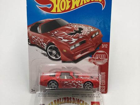 2017 Hot Wheels Target Red Edition #3 77 Pontiac Firebird Red Online now