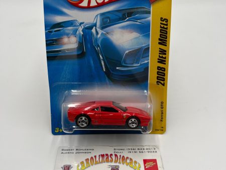 2008 Hot Wheels New Models #038 Ferrari GTO Red SR Online Hot Sale