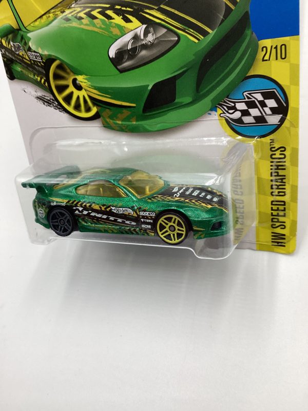 2016 Hot Wheels #177 Toyota Supra Green Nitto 93A Online Sale