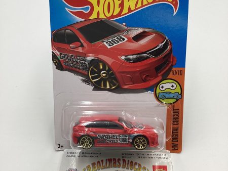 2016 Hot Wheels #30 Subaru WRX STI Red 89B For Discount