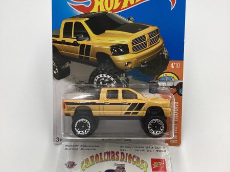 2016 Hot Wheels #144 Dodge Ram 1500 Yellow 48C Supply