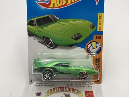 2016 Hot Wheels #124 69 DODGE CHARGER DAYTONA Green 56C Fashion