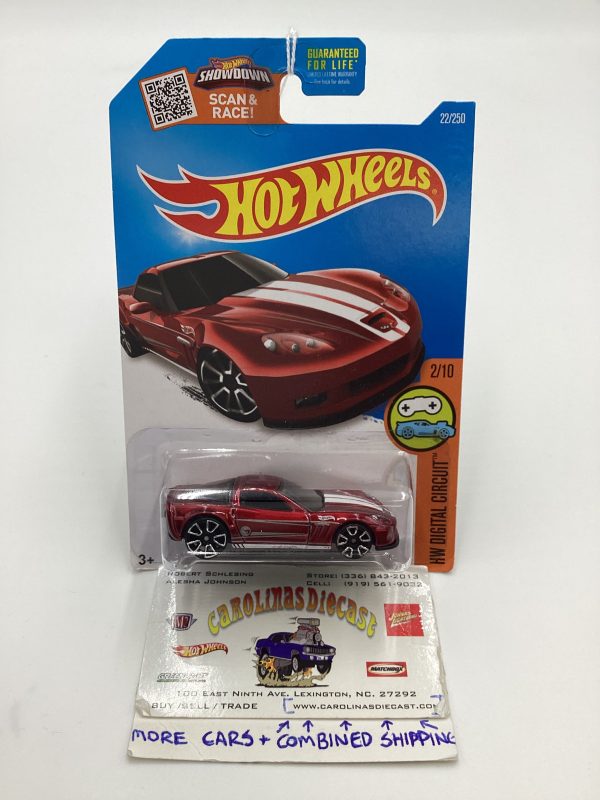 2016 Hot Wheels Treasure hunt #22 11 Corvette Grand Sport Red For Cheap