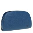 LOUIS VUITTON Epi Dauphine GM Pouch Blue M48435  83030 Online now