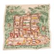 Hermes  Les 12 Leopards  Cashmere and Silk Shawl Scarf 140cm Cheap