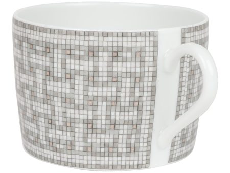 Hermes  Mosaique Au 24  Porcelain Tea Cup and Saucer Set For Sale