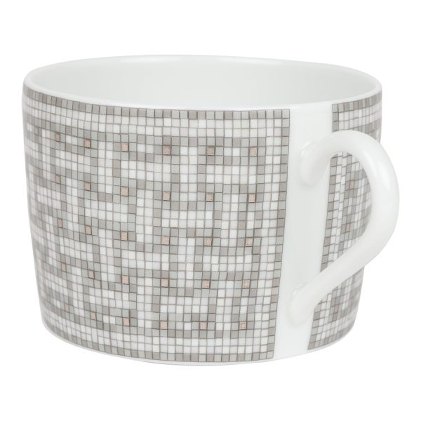 Hermes  Mosaique Au 24  Porcelain Tea Cup and Saucer Set For Sale