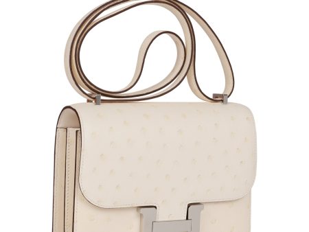 Hermes Constance 18 Nata Ostrich Palladium Hardware Online Hot Sale