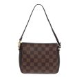 LOUIS VUITTON Damier Ebene Trousse Make Up Pouch N51982  yk13888 For Cheap