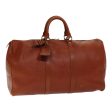 LOUIS VUITTON Epi Keepall 50 Boston Bag Brown M42968  85462 Online now