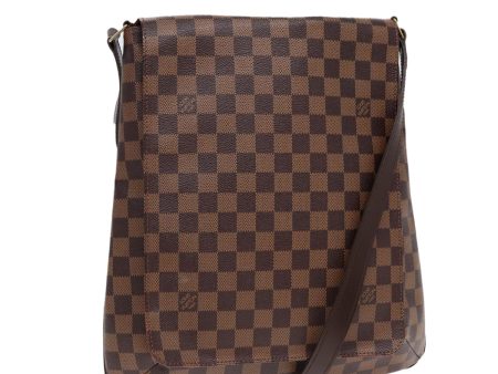 LOUIS VUITTON Damier Ebene Musette Shoulder Bag N51302  yk14306 For Sale