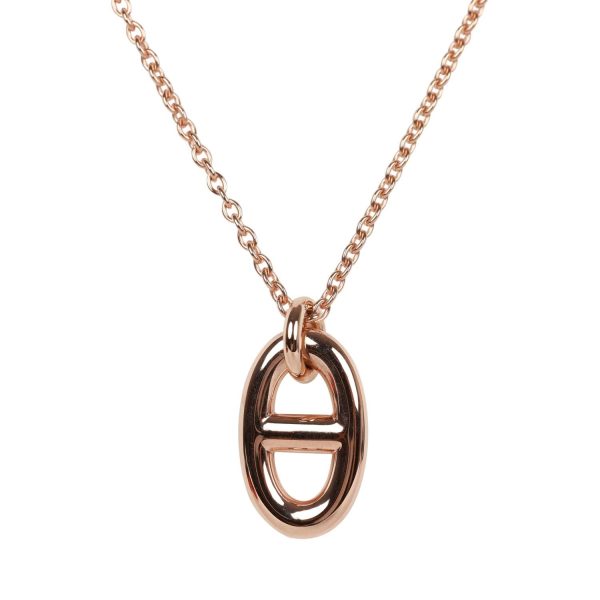 Hermes 18k Rose Gold Farandole PM Pendant Necklace Cheap