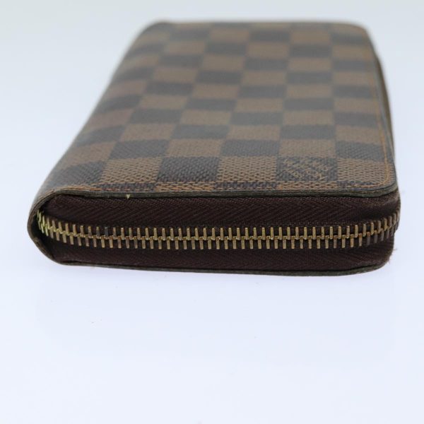 LOUIS VUITTON Damier Ebene Zippy Wallet Long Wallet N41661  bs16183 Discount