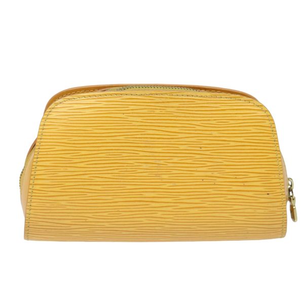 LOUIS VUITTON Epi Dauphine PM Pouch Yellow M48449  82347 For Cheap