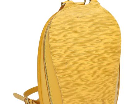 LOUIS VUITTON Epi Mabillon Backpack Yellow M52239  83123 Discount