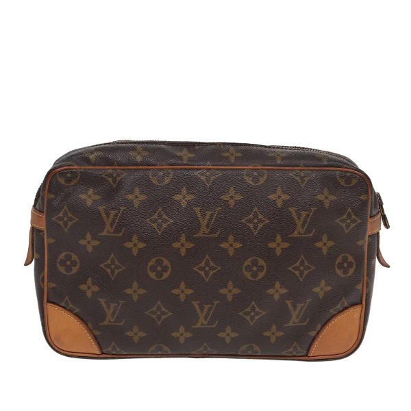 LOUIS VUITTON Monogram Compiegne 28 Clutch Bag M51845  am6780 Discount