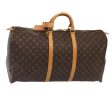 LOUIS VUITTON Monogram Keepall 60 Boston Bag M41422  83728 Online now