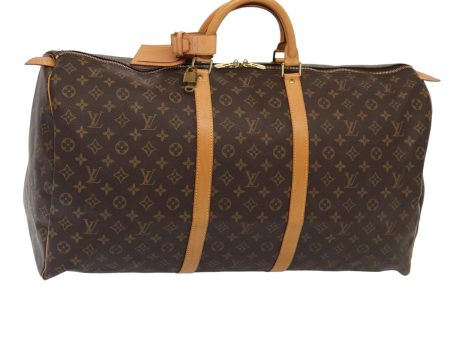 LOUIS VUITTON Monogram Keepall 60 Boston Bag M41422  83728 Online now