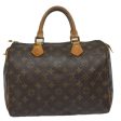 LOUIS VUITTON Monogram Speedy 30 Hand Bag M41526  82789 For Sale