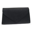 LOUIS VUITTON Epi Art Deco Clutch Bag Black M52632  80420 Online