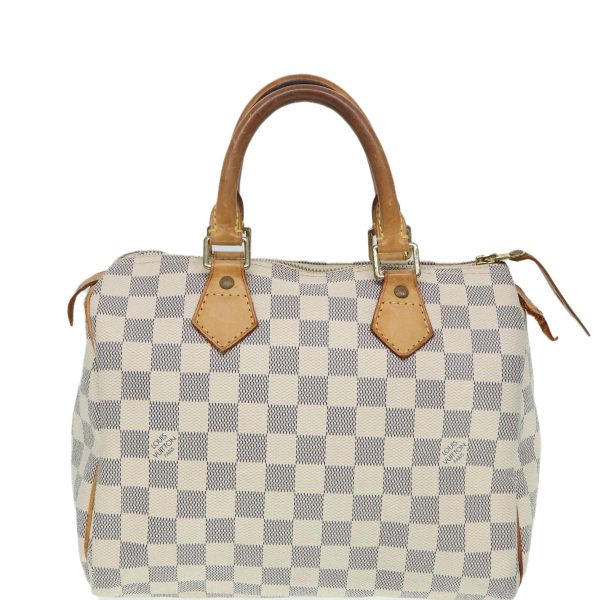 LOUIS VUITTON Damier Azur Speedy 25 Hand Bag N41534  67697 Sale