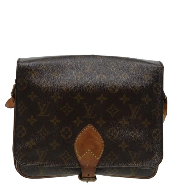 LOUIS VUITTON Monogram Cartouchiere MM Shoulder Bag M51253  83116 For Cheap