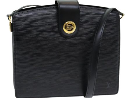 LOUIS VUITTON Epi Capuchin Shoulder Bag Black M52342  84516 on Sale