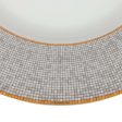 Hermes  Mosaique Au 24  Gold Porcelain Presentation Plate Set Online