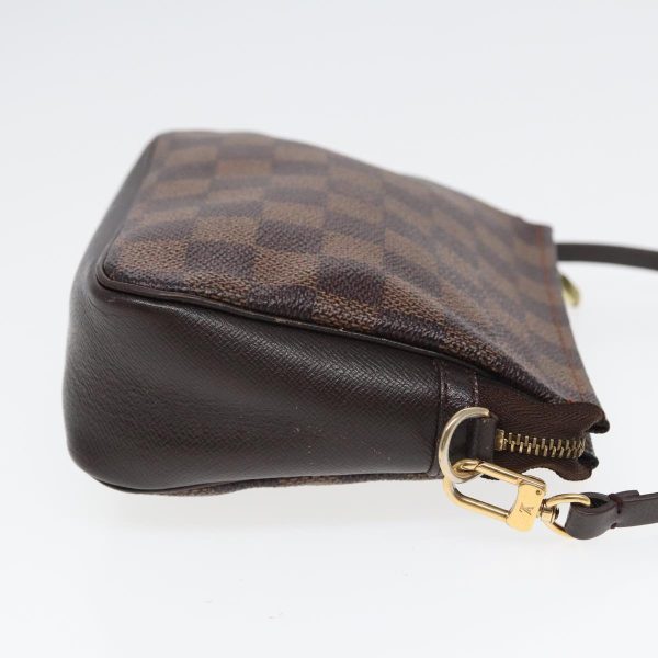 LOUIS VUITTON Damier Ebene Trousse Make Up Pouch N51982  yk13888 For Cheap