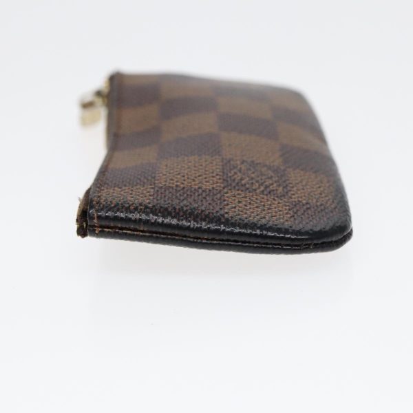 LOUIS VUITTON Damier Ebene Pochette Cles Coin Purse N62658  86459 Hot on Sale