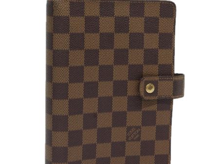 LOUIS VUITTON Damier Ebene Agenda MM Day Planner Cover R20240  84132 Discount