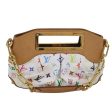 LOUIS VUITTON Monogram Multicolor Judy PM Bag White M40257  ar12108A Sale