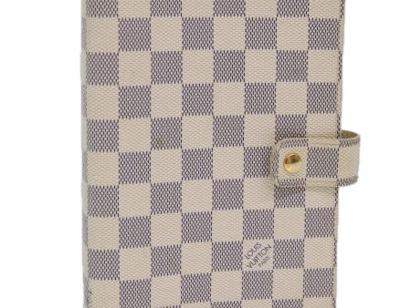 LOUIS VUITTON Damier Azur Agenda MM Day Planner Cover R20707  85339 on Sale