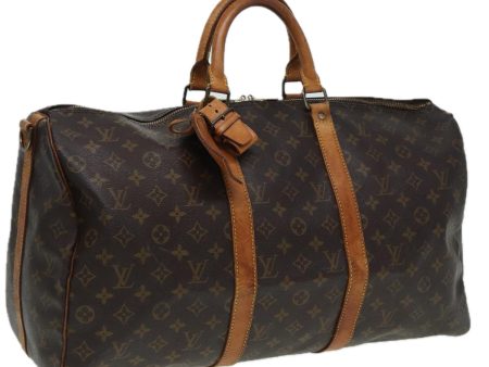 LOUIS VUITTON Monogram Keepall Bandouliere 50 Boston Bag M41416  84058 For Cheap