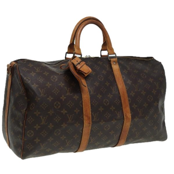 LOUIS VUITTON Monogram Keepall Bandouliere 50 Boston Bag M41416  84058 For Cheap