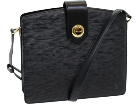 LOUIS VUITTON Epi Capuchin Shoulder Bag Black M52342  84863 Cheap