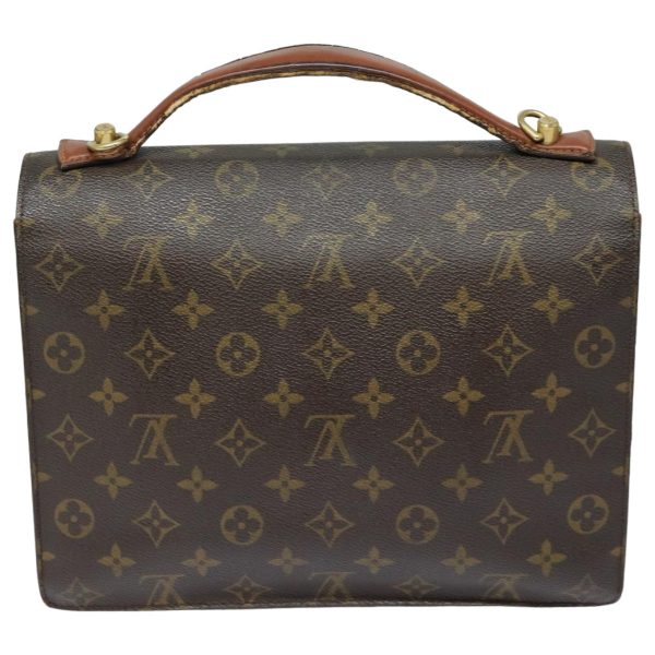 LOUIS VUITTON Monogram Monceau 28 Hand Bag 2way M51185  82844 Fashion