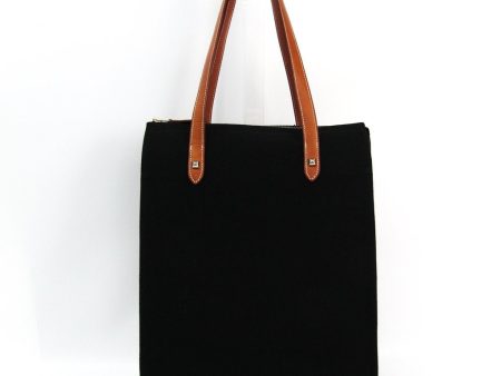 Hermes Black Canvas Cabas Mira Tote (SHA11421) Fashion