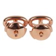 Hermes 18K Rose Gold Chain D Ancre TPM Earrings Supply