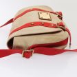 LOUIS VUITTON Antigua Buzzus PM Shoulder Bag Beige Red M40041  bs16509 For Discount