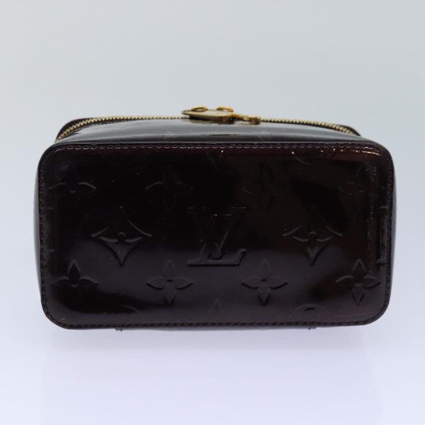 LOUIS VUITTON Monogram Vernis Jewel Case Amarante M91272  86298 Cheap