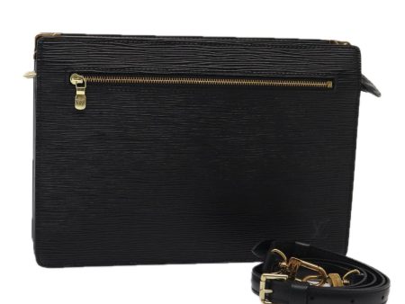 LOUIS VUITTON Epi Angian Shoulder Bag 2way Black M52112  82032 on Sale