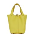 Hermes Picotin Lock 18 Lime Clemence Palladium Hardware Online Sale