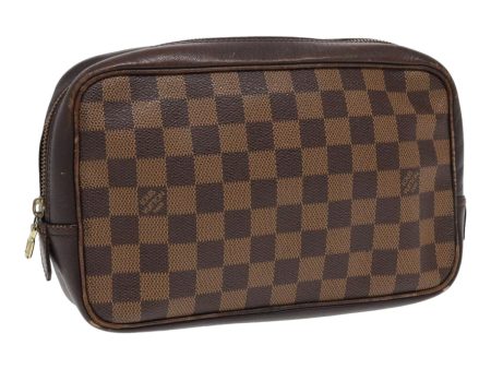 LOUIS VUITTON Damier Ebene Trousse Toilette Clutch Bag N47623  84147 Supply