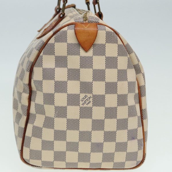 LOUIS VUITTON Damier Azur Speedy 30 Hand Bag N41533  85041 on Sale