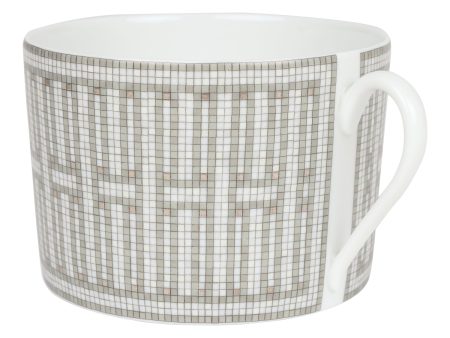 Hermes  Mosaique Au 24  Porcelain Breakfast Cup and Saucer Set Fashion