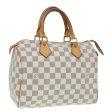 LOUIS VUITTON Damier Azur Speedy 25 Hand Bag N41534  67697 Sale