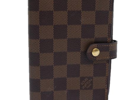 LOUIS VUITTON Damier Ebene Agenda PM Day Planner Cover R20700  am6708 Fashion