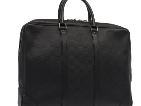 LOUIS VUITTON Damier Infini Porte Documents Voyage Bag Black N41146 Auth ep5166 Online Sale